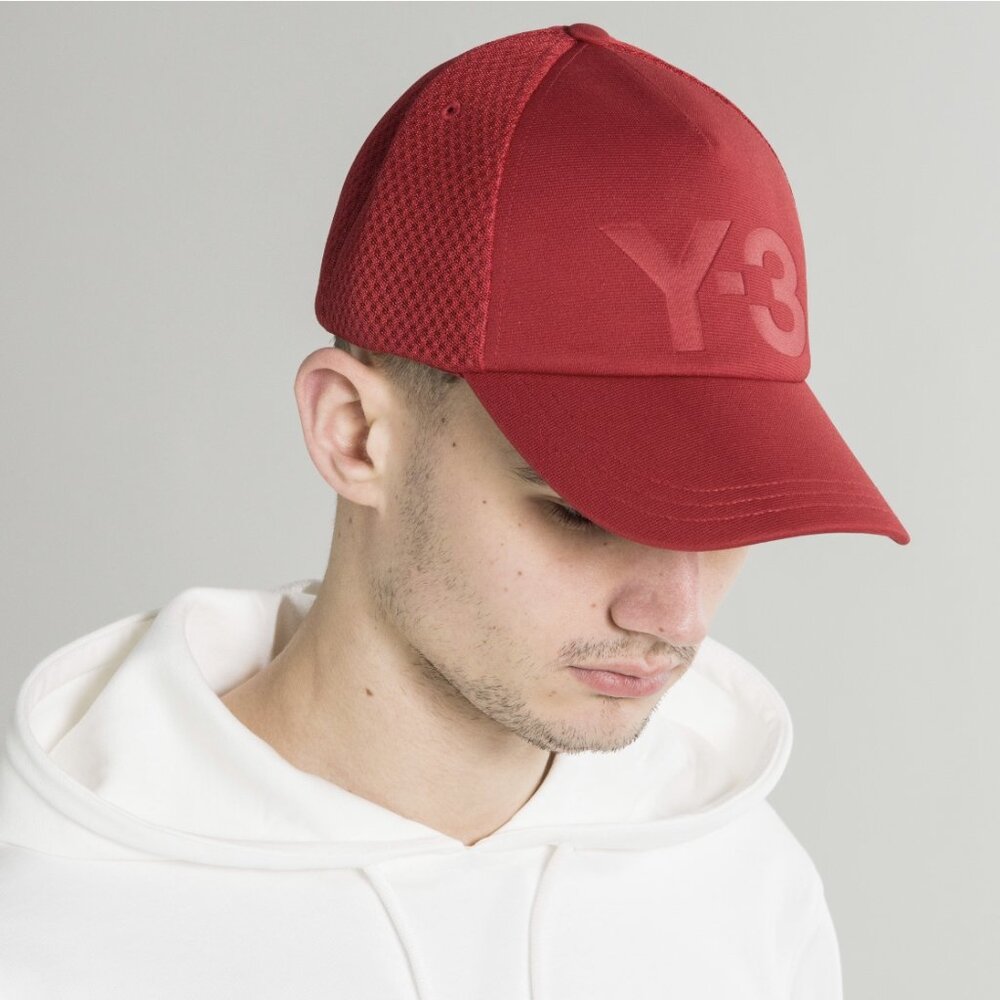 Y-3 x Adidas Red Logo Hat